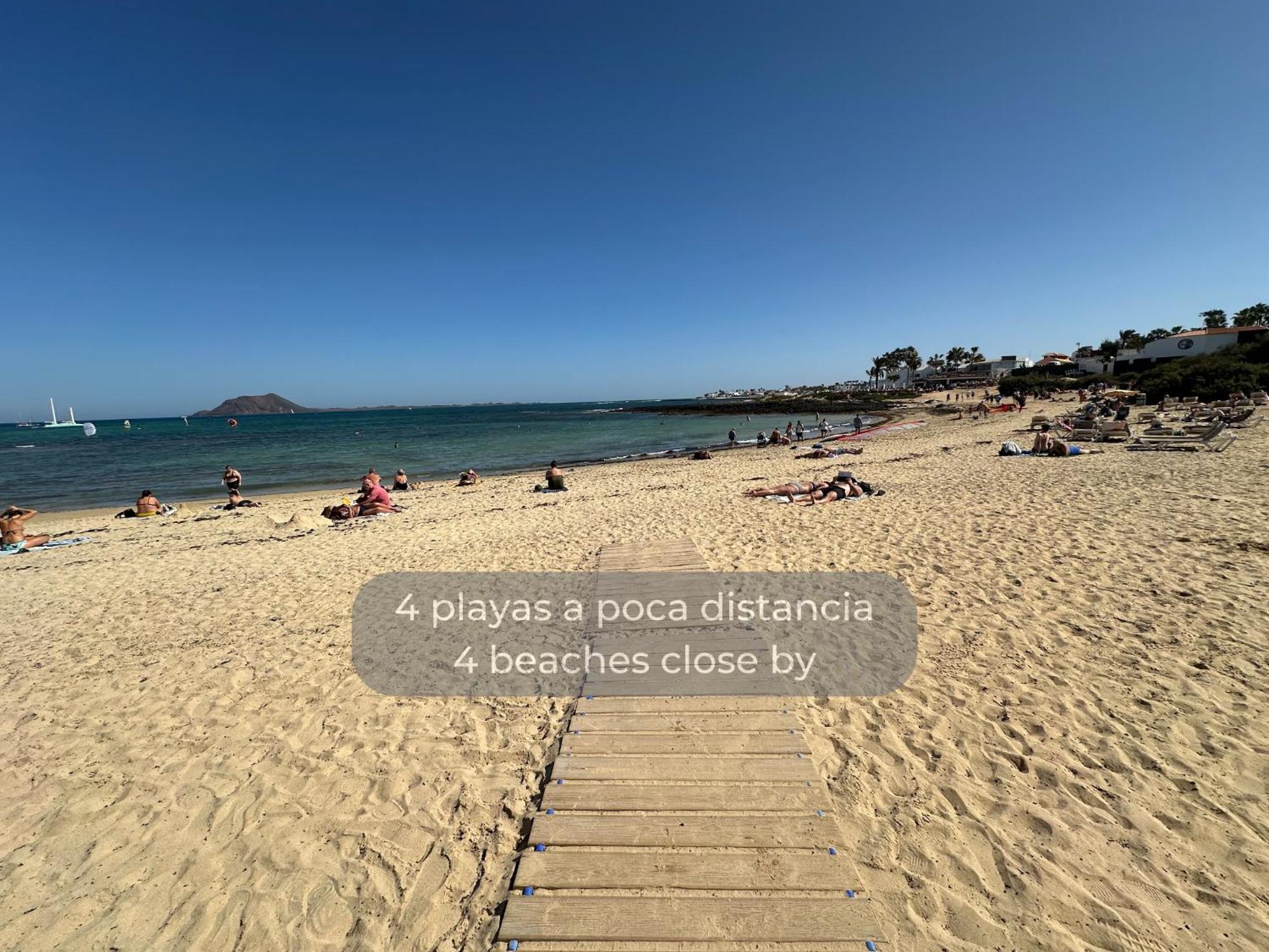 Tutti Frutti Con Piscina, Terraza Soleada Privada, Primera Planta Y Wi-Fi Corralejo Eksteriør billede